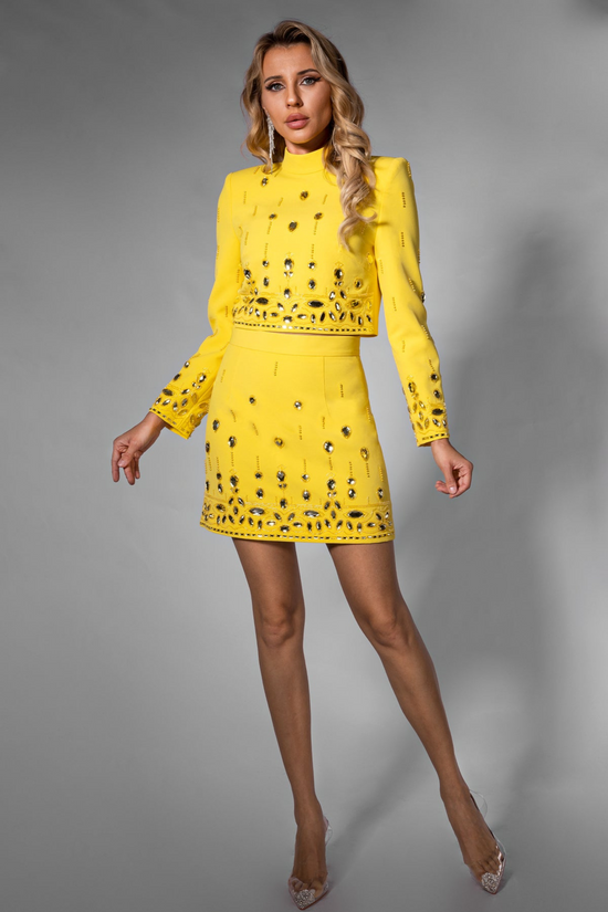 GHRIAN YELLOW TWO PIECES SET